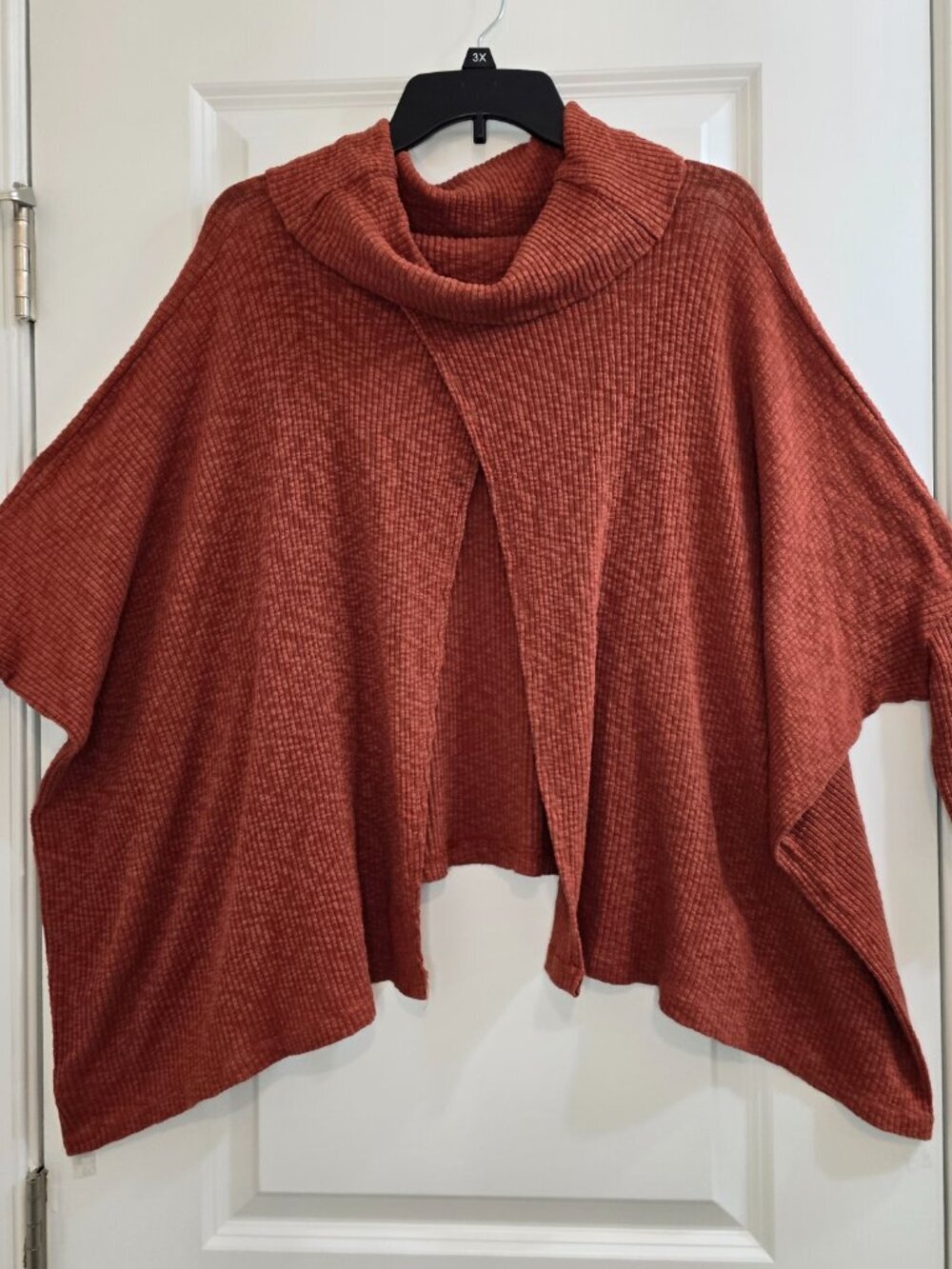 Free People FP Beach World Traveler Open Back Cowl Neck Pullover - Picture 4 of 8